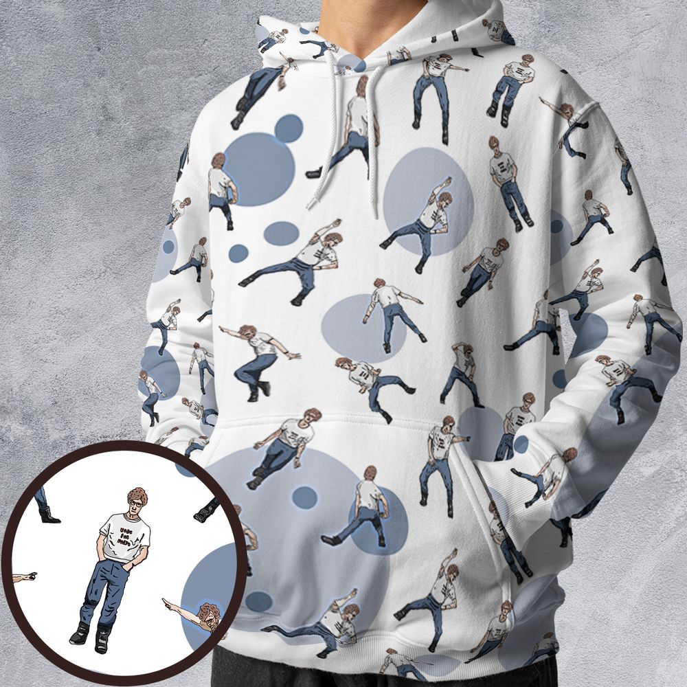 All-over Print Hoodie - W235YD7R -  - 1