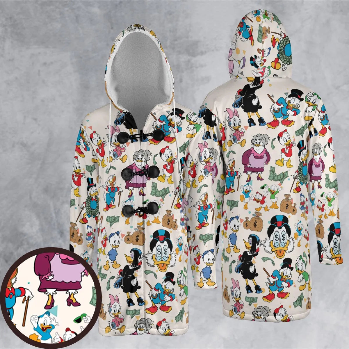 Hooded Cloak Coat - YJ6AMLQM