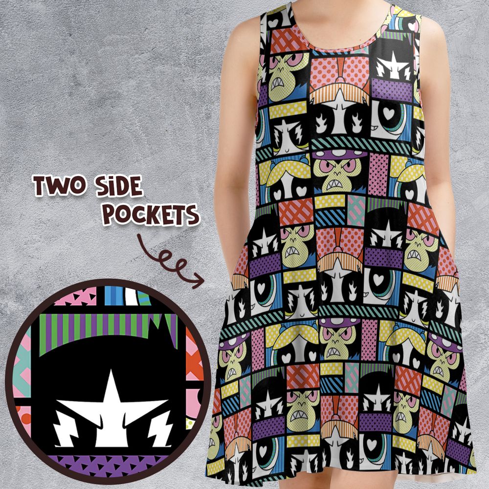 Sleeveless Dress - N9H8U1PD -  - 1
