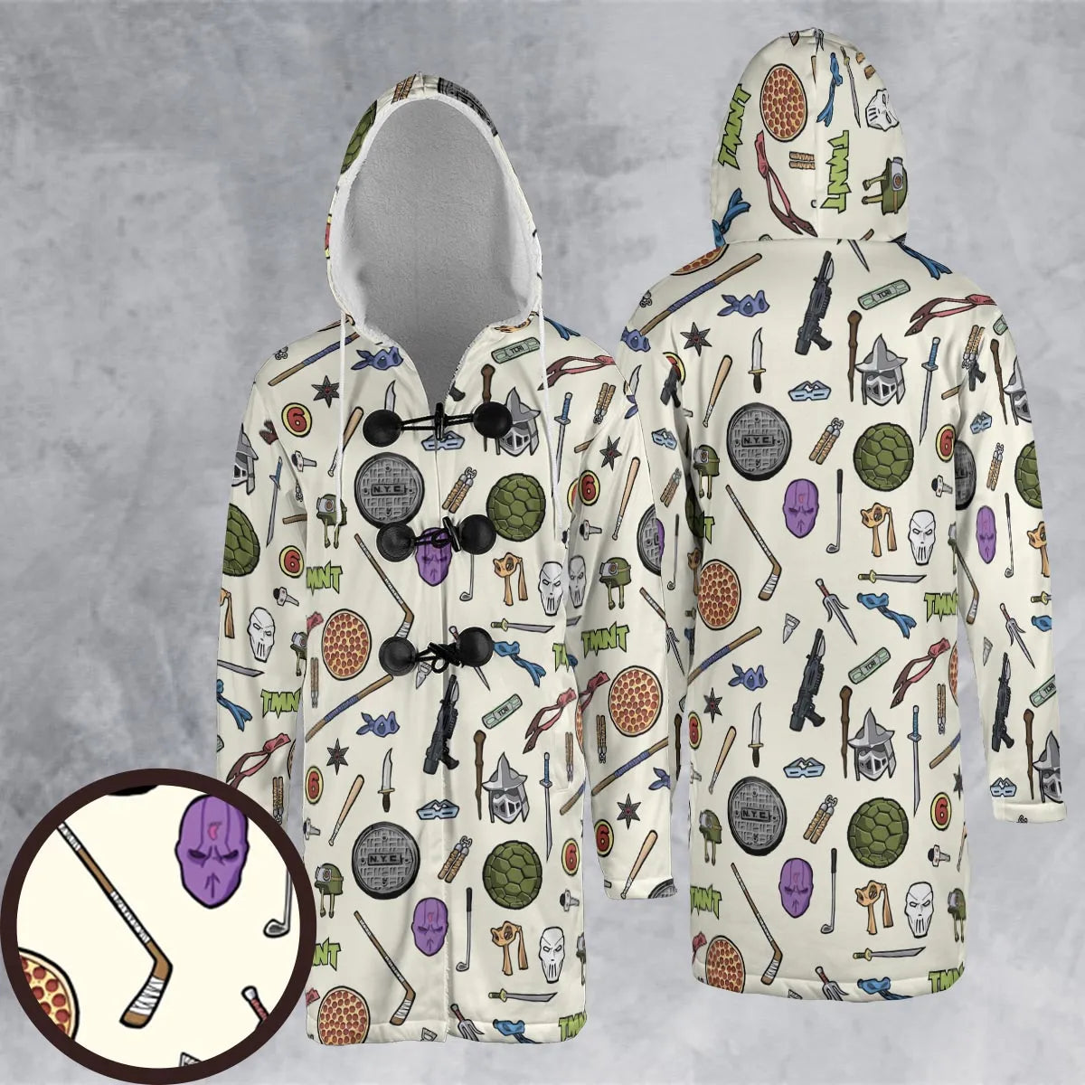 Hooded Cloak Coat - 4S4NVLMS