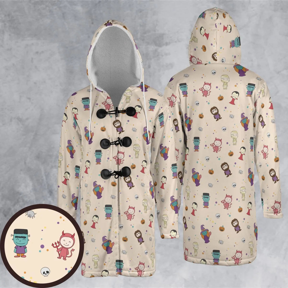 Hooded Cloak Coat - BS2MMRET