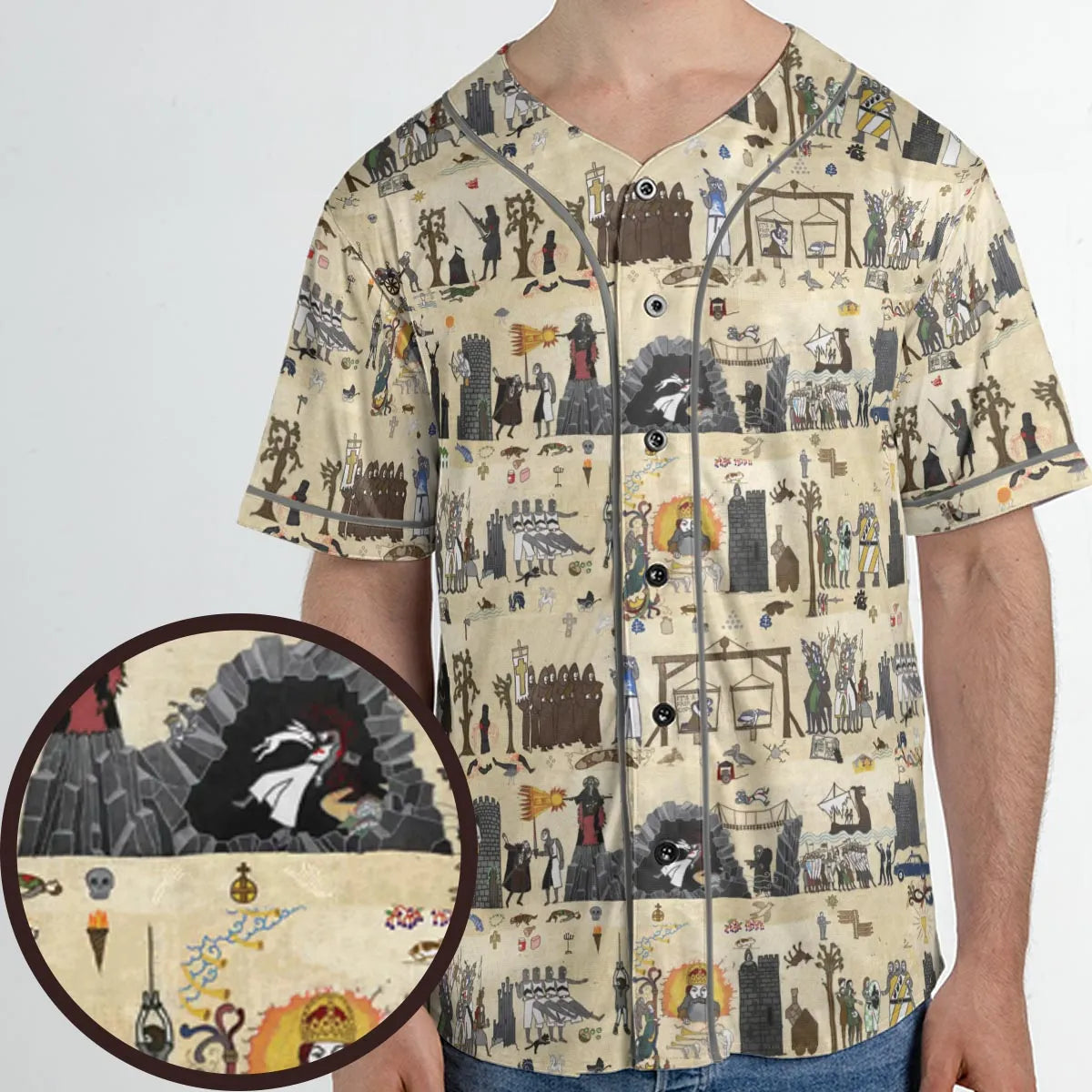 Unisex Baseball Jersey - QEBE6751