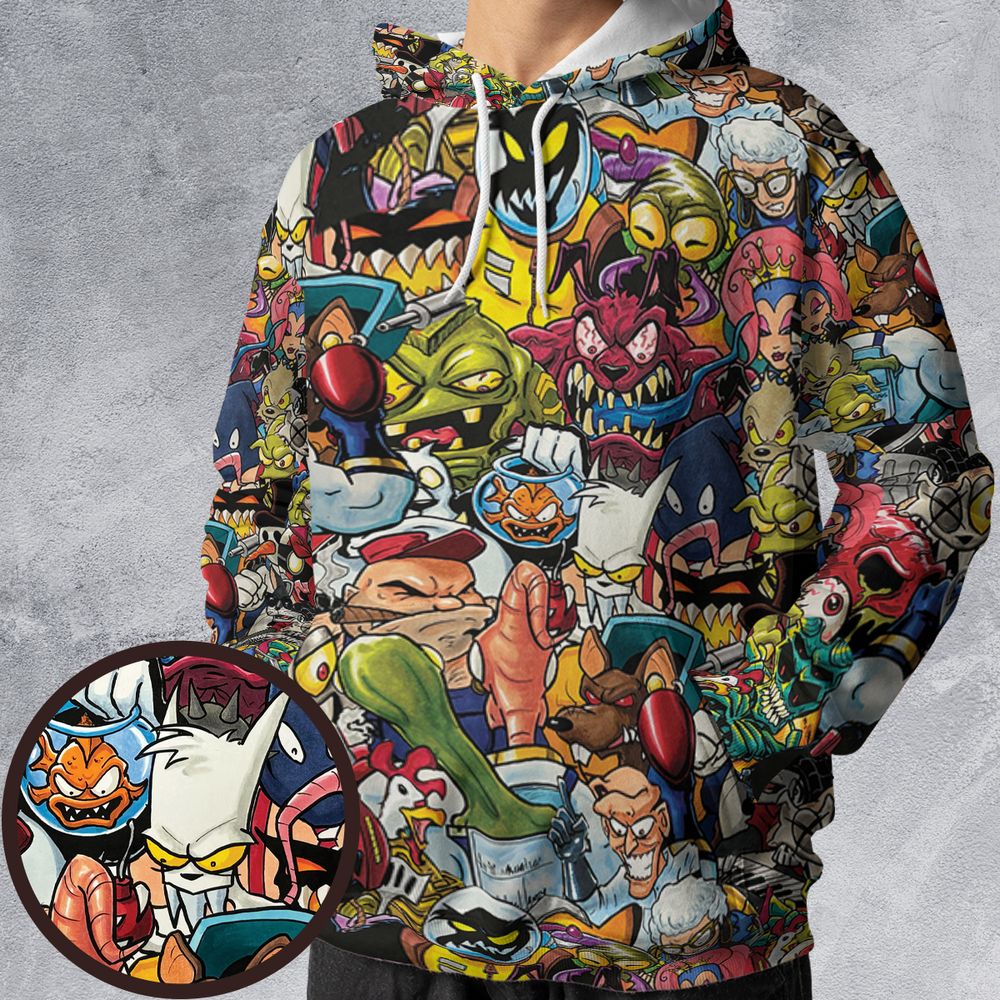 All-over Print Hoodie - 8HYKVZYD -  - 1