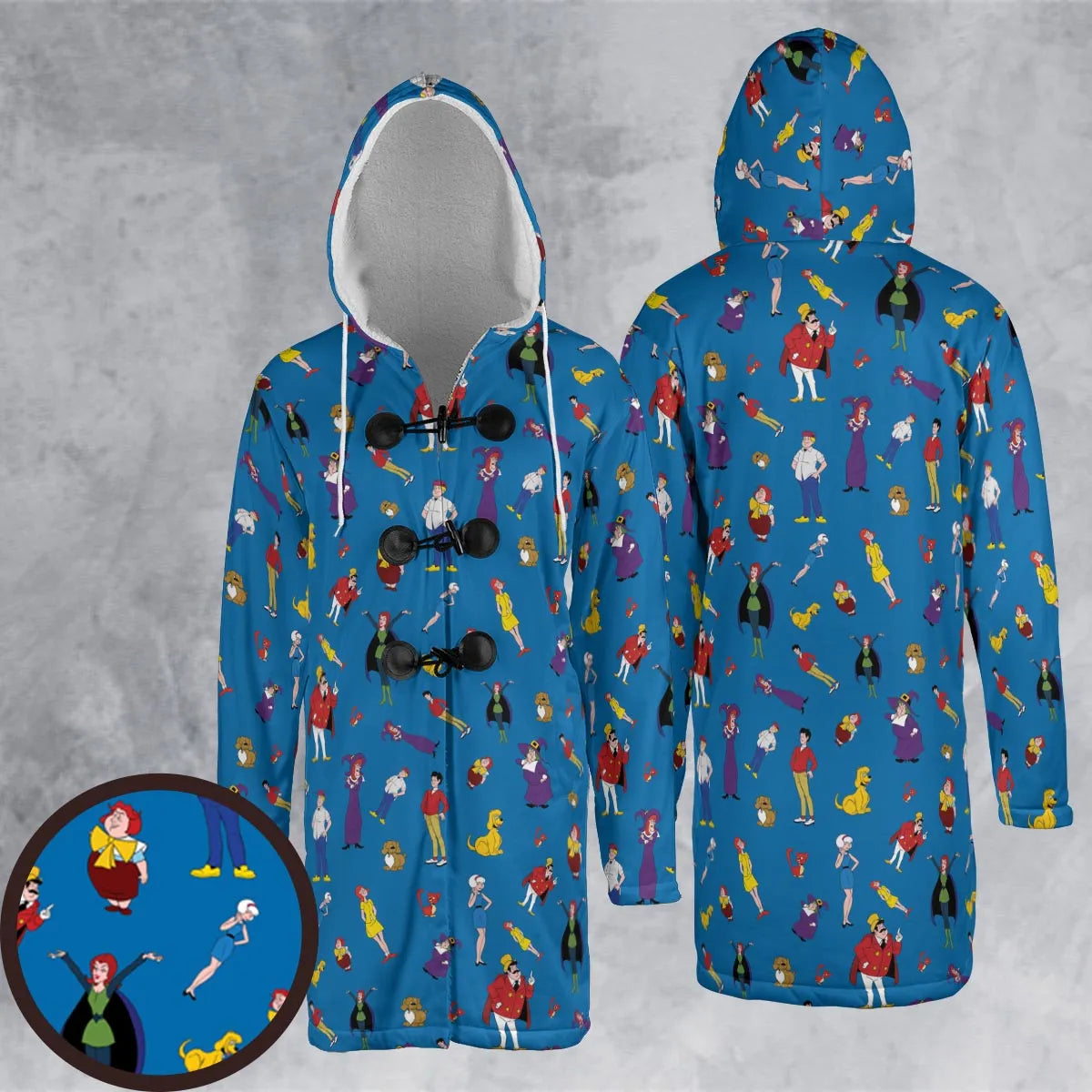 Hooded Cloak Coat - S1BM7HV5