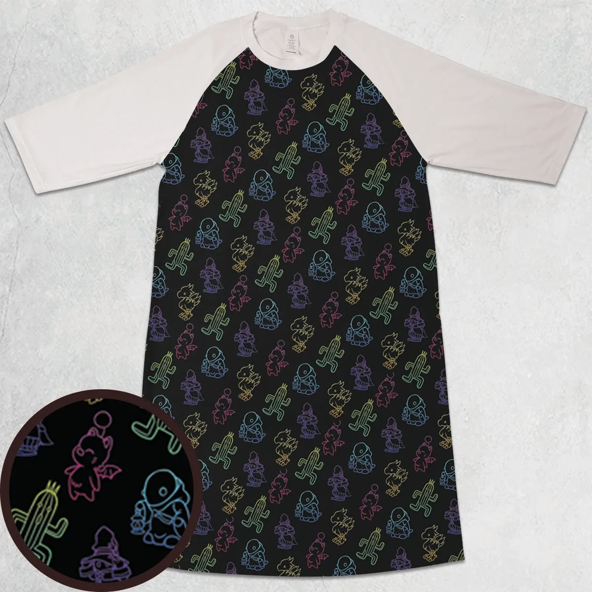 3/4 Sleeve Raglan Dress - 9PUJ7JBQ