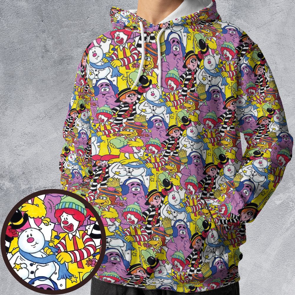 All-over Print Hoodie - RJ31HJ76 -  - 1