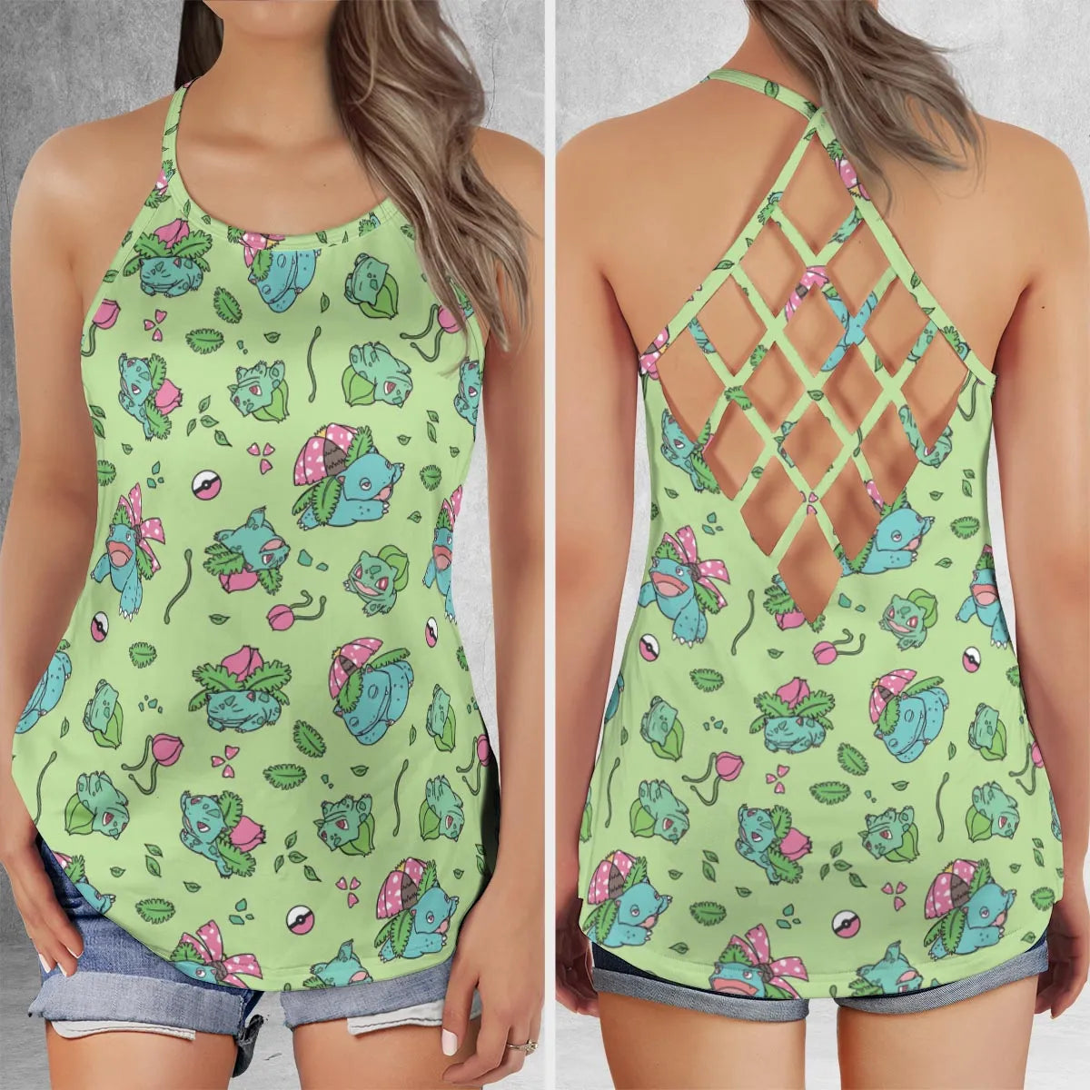 Criss Cross Tank Top - PGAYF2V2