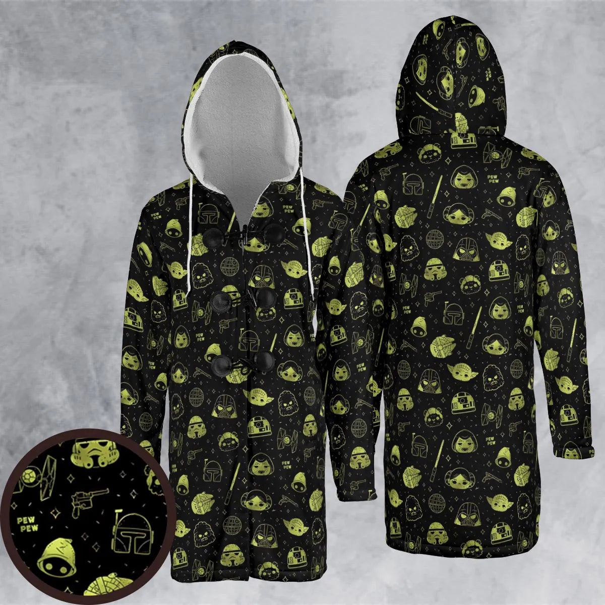 Hooded Cloak Coat - GU5XSP89