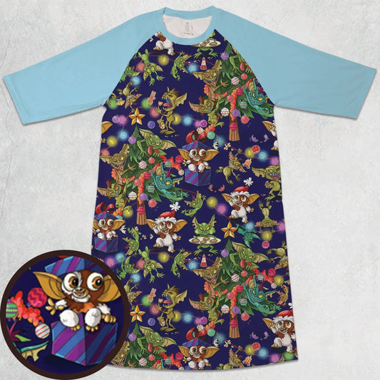 3/4 Sleeve Raglan Dress - TQWREEB8