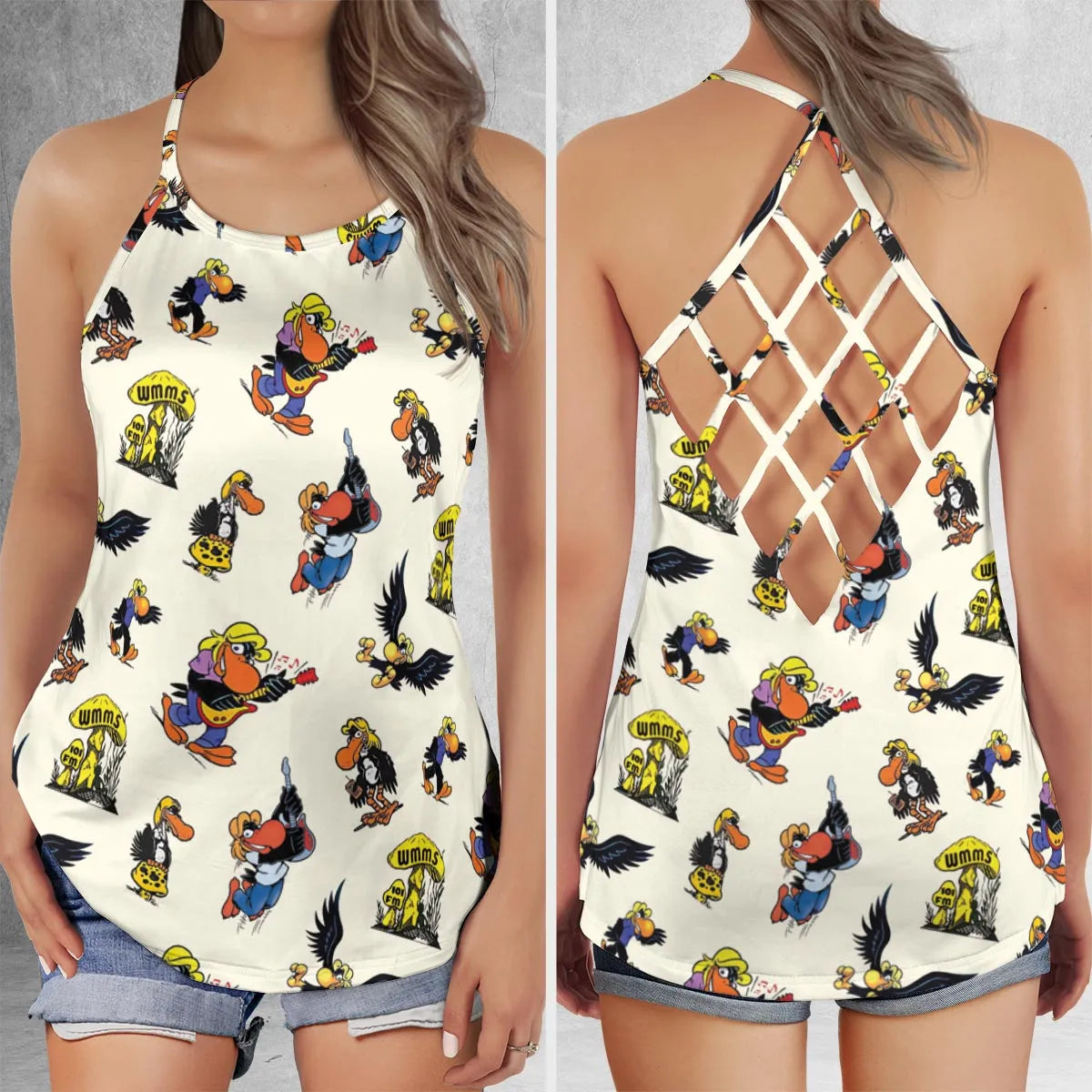 Criss Cross Tank Top - SXGYPB1Y
