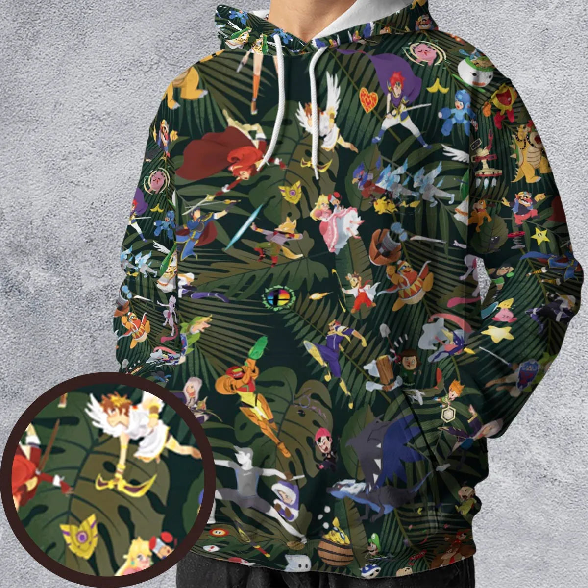 All-over Print Hoodie - K34QJR5Z