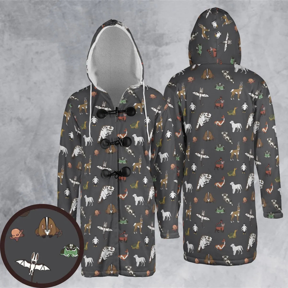 Hooded Cloak Coat - FTK6SVWC