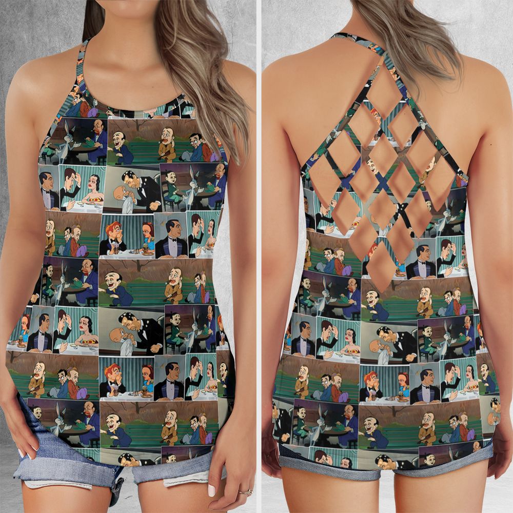 Criss Cross Tank Top - 36UCG3AB -  - 1