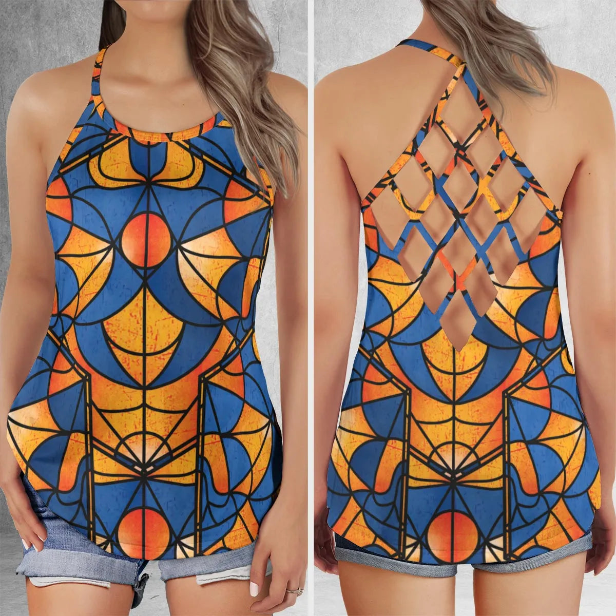 Criss Cross Tank Top - RL5JLA48