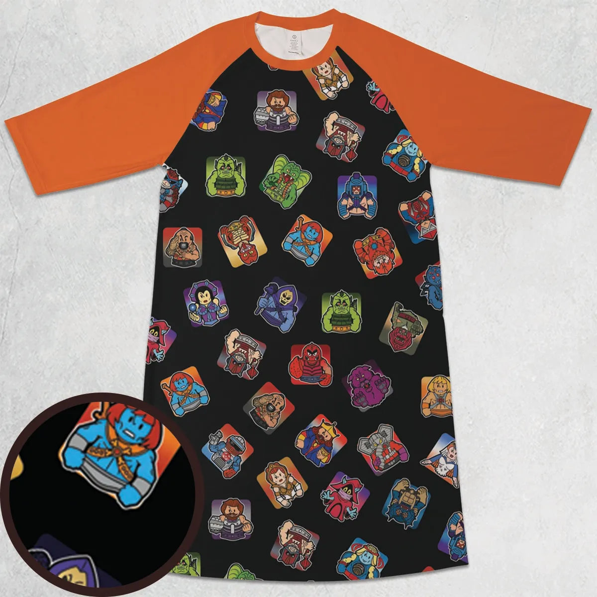3/4 Sleeve Raglan Dress - DR3Q1D9M