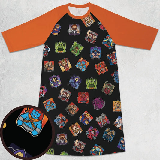 3/4 Sleeve Raglan Dress - DR3Q1D9M