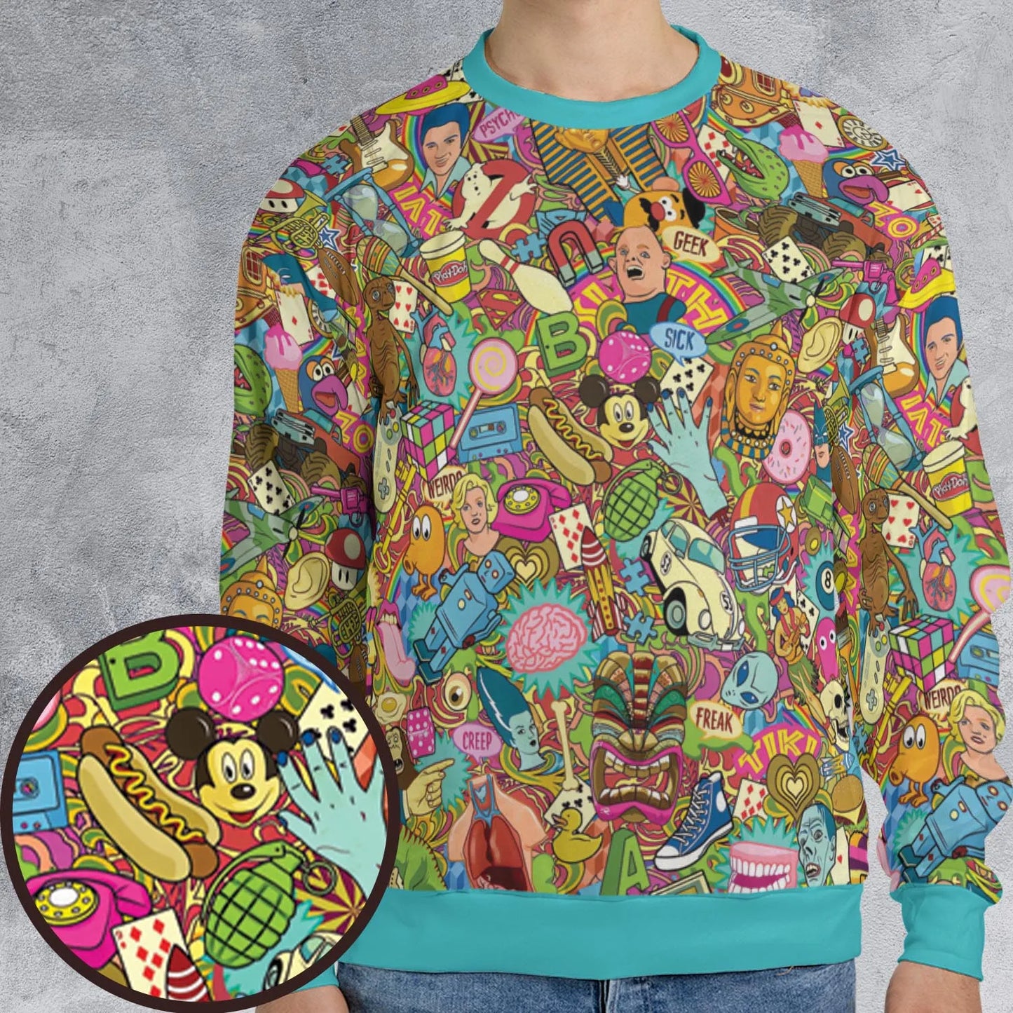 All-over Print Sweatshirt - 4SJ285JX