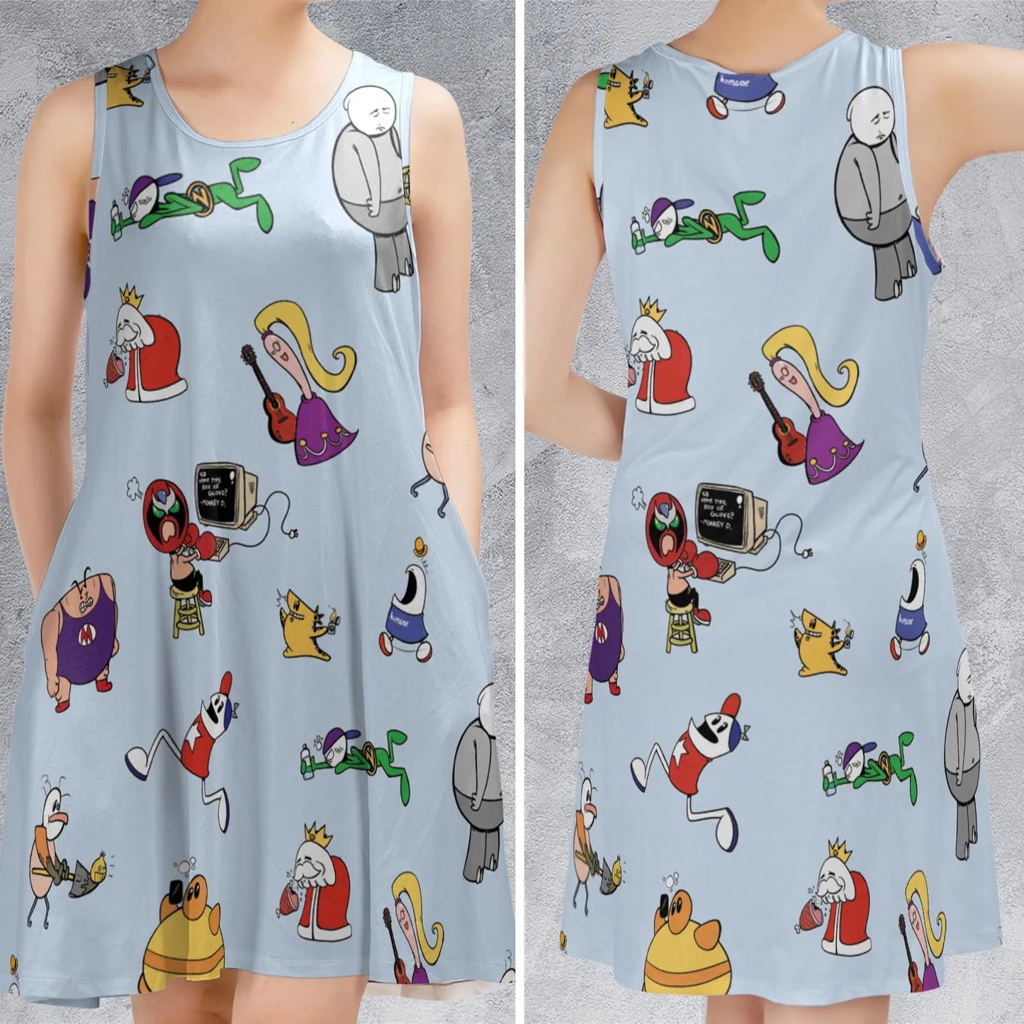 Sleeveless Dress - VF7FP8J3