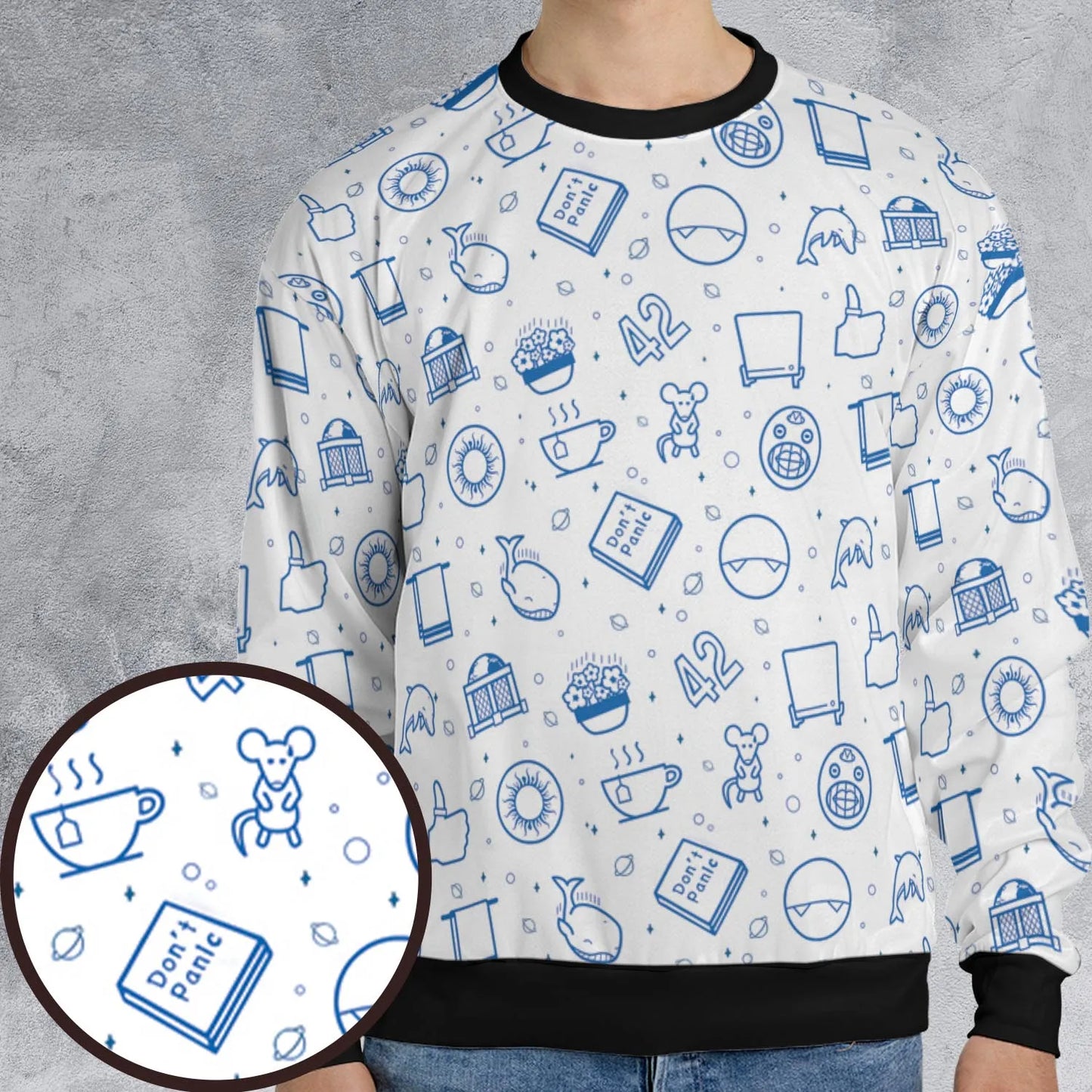 All-over Print Sweatshirt - B38SW5YJ