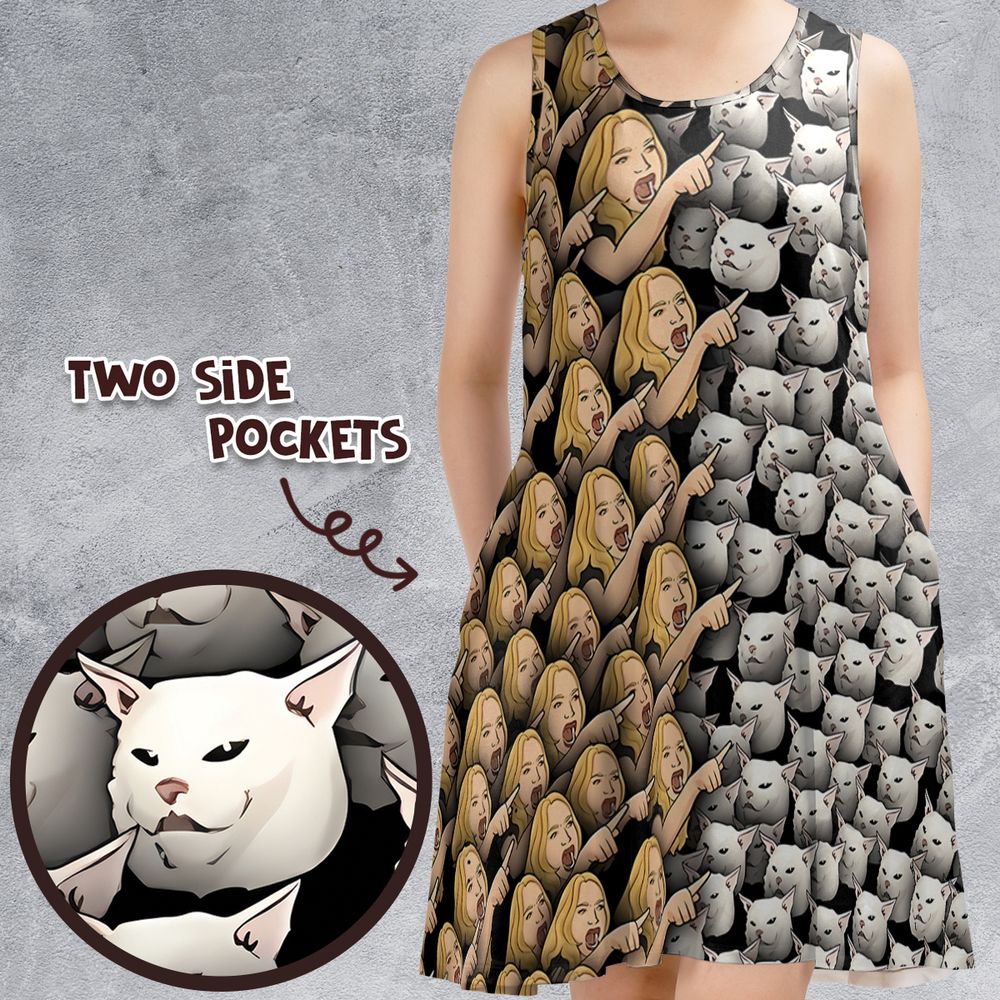 Womans Yelling at Cats -  - 1