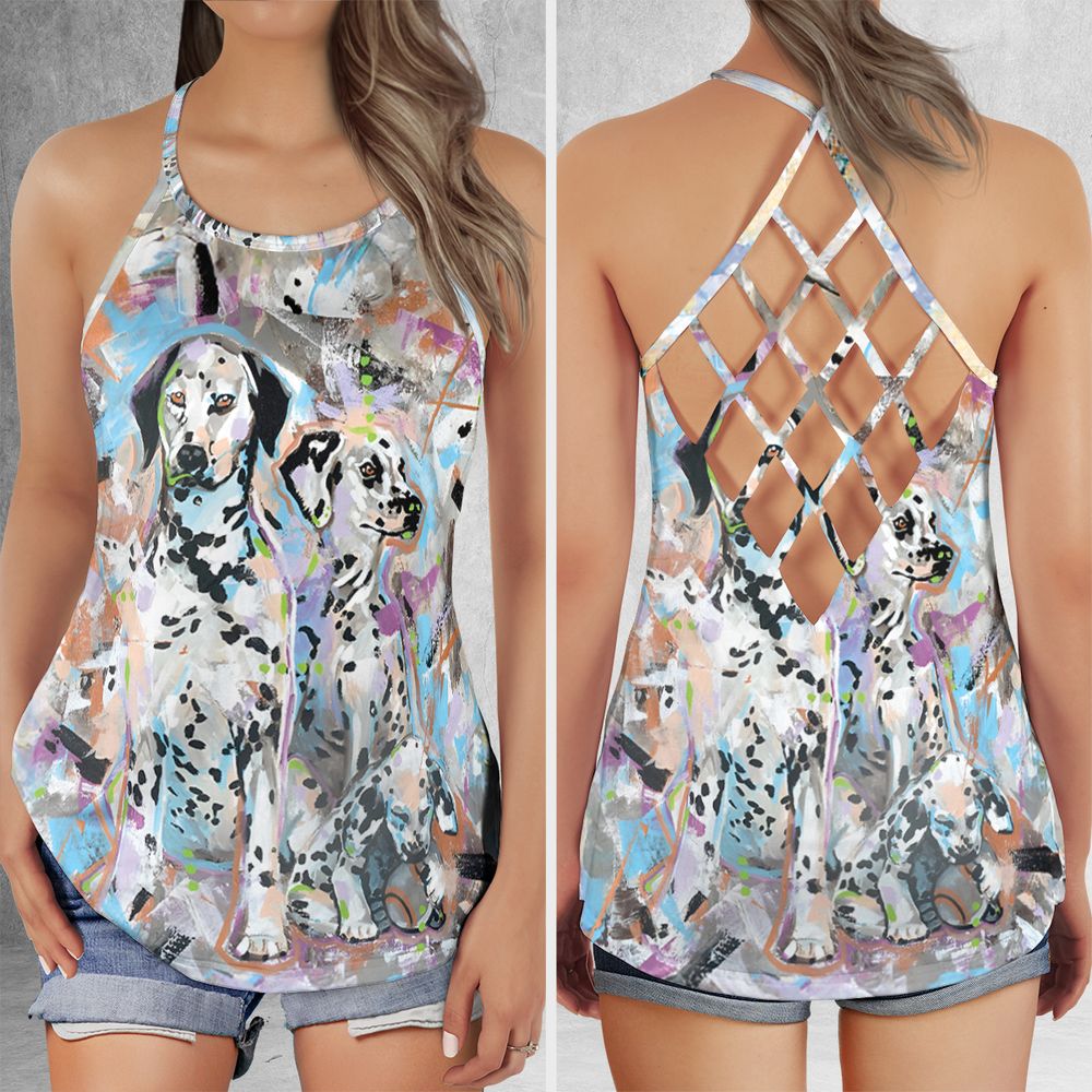 Criss Cross Tank Top - 4MQ8TUQK -  - 1