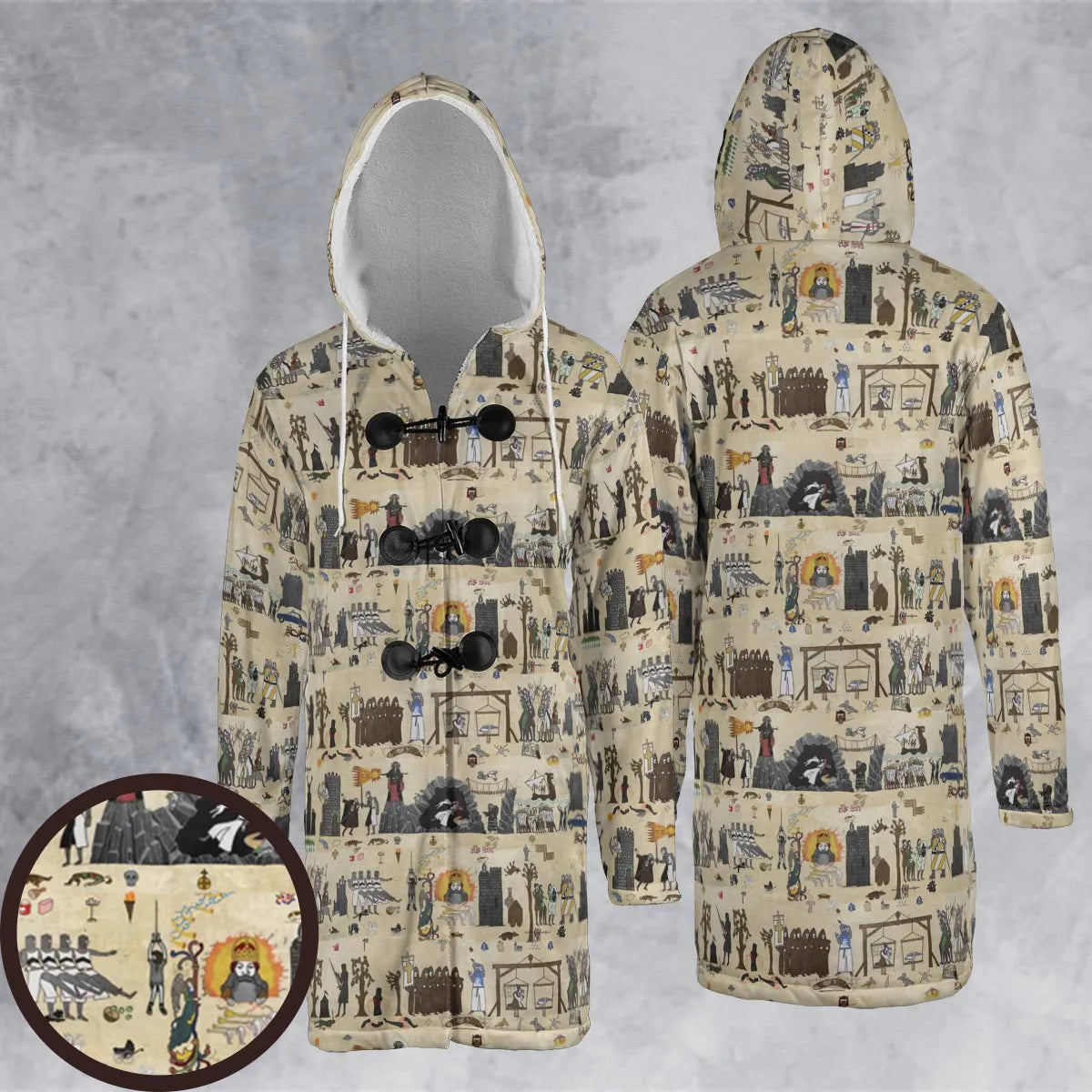 Hooded Cloak Coat - H8325YW7