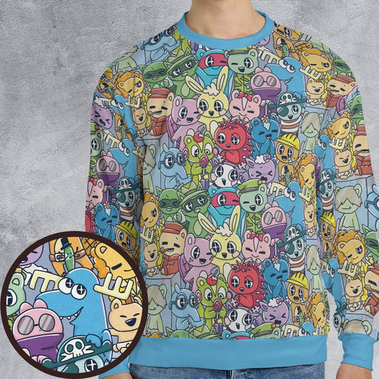 All-over Print Sweatshirt - W3J85TRN -  - 1