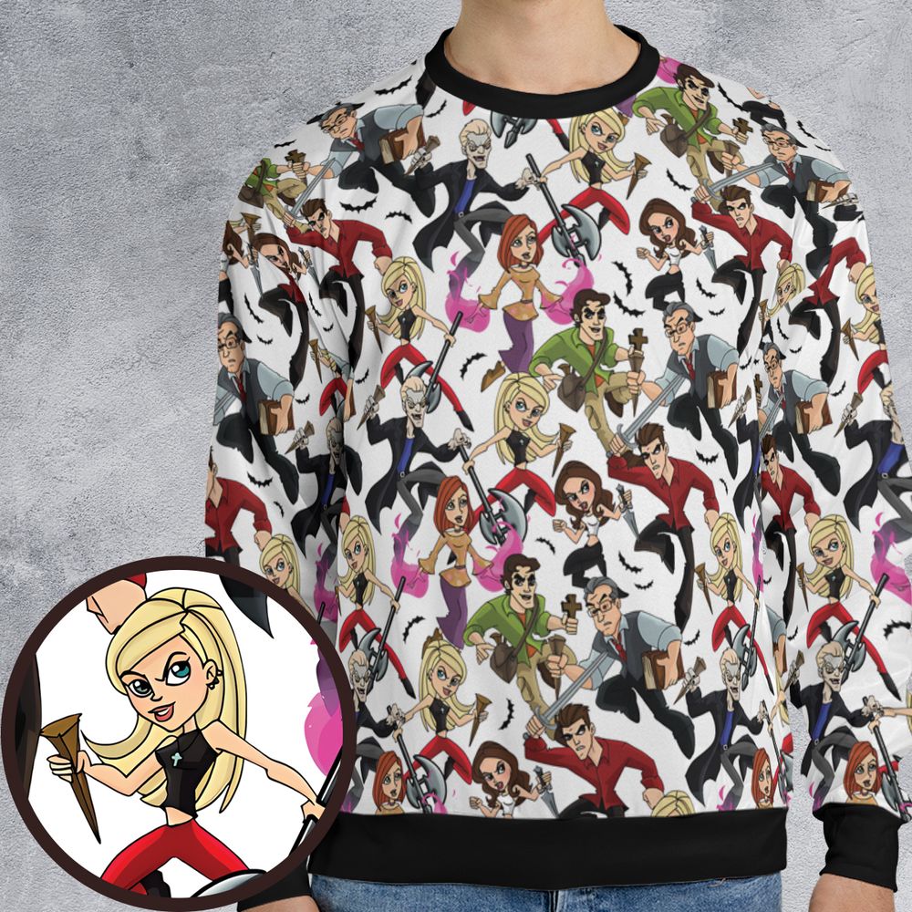 All-over Print Sweatshirt - 3XB8BMGG -  - 1