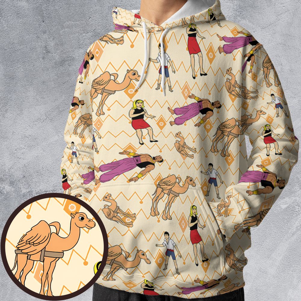 All-over Print Hoodie - CXNFE93M -  - 1
