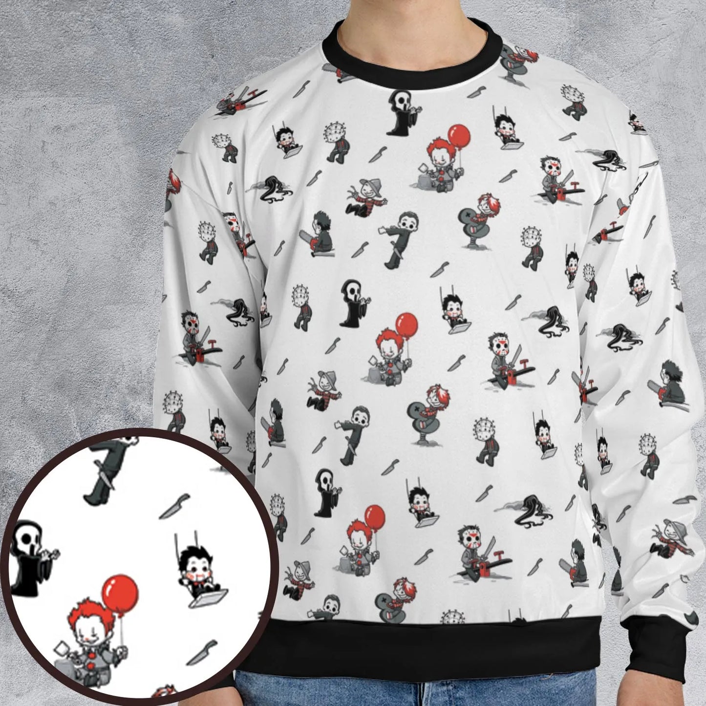 All-over Print Sweatshirt - MJ2NL7QQ