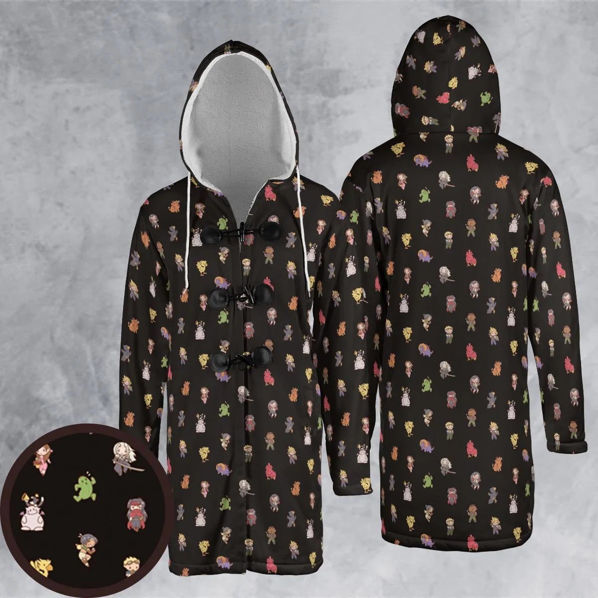 Hooded Cloak Coat - DA4WXFBF