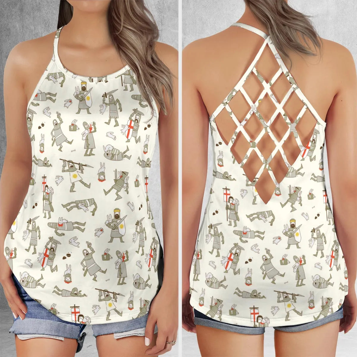 Criss Cross Tank Top - 8Q8VDJ9H
