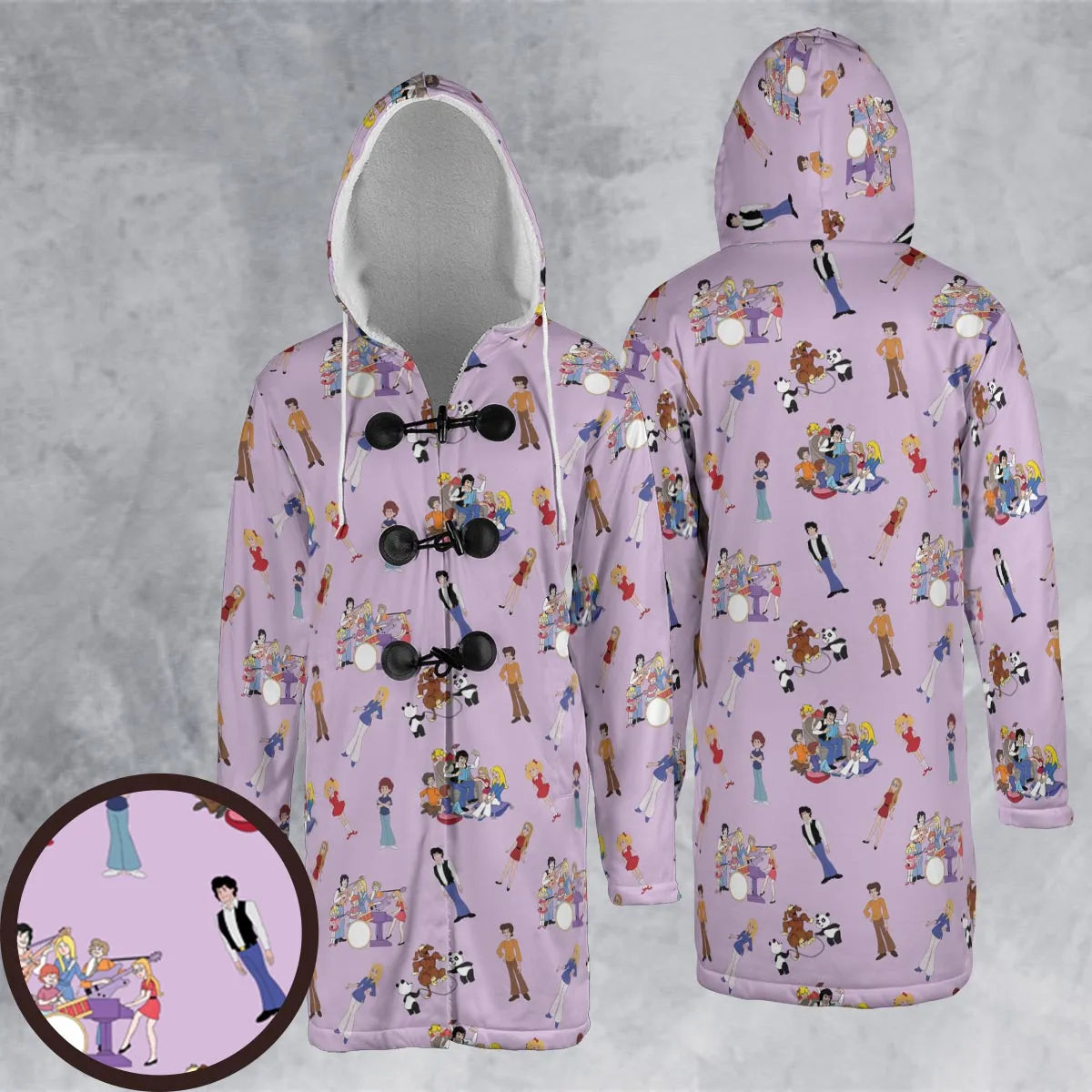 Hooded Cloak Coat - C9R64MJL