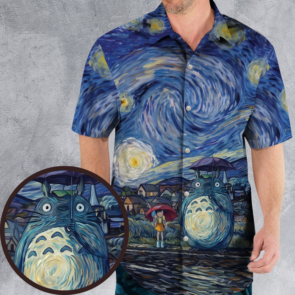 Starry Night with Totoro -  - 1