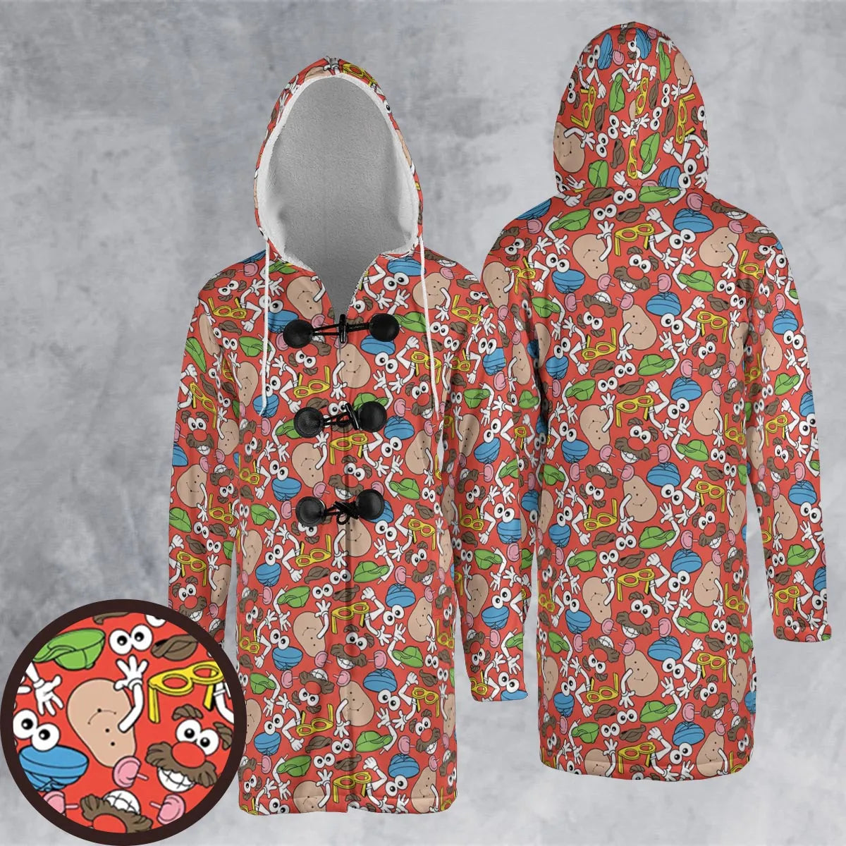 Hooded Cloak Coat - D5LPBFW6