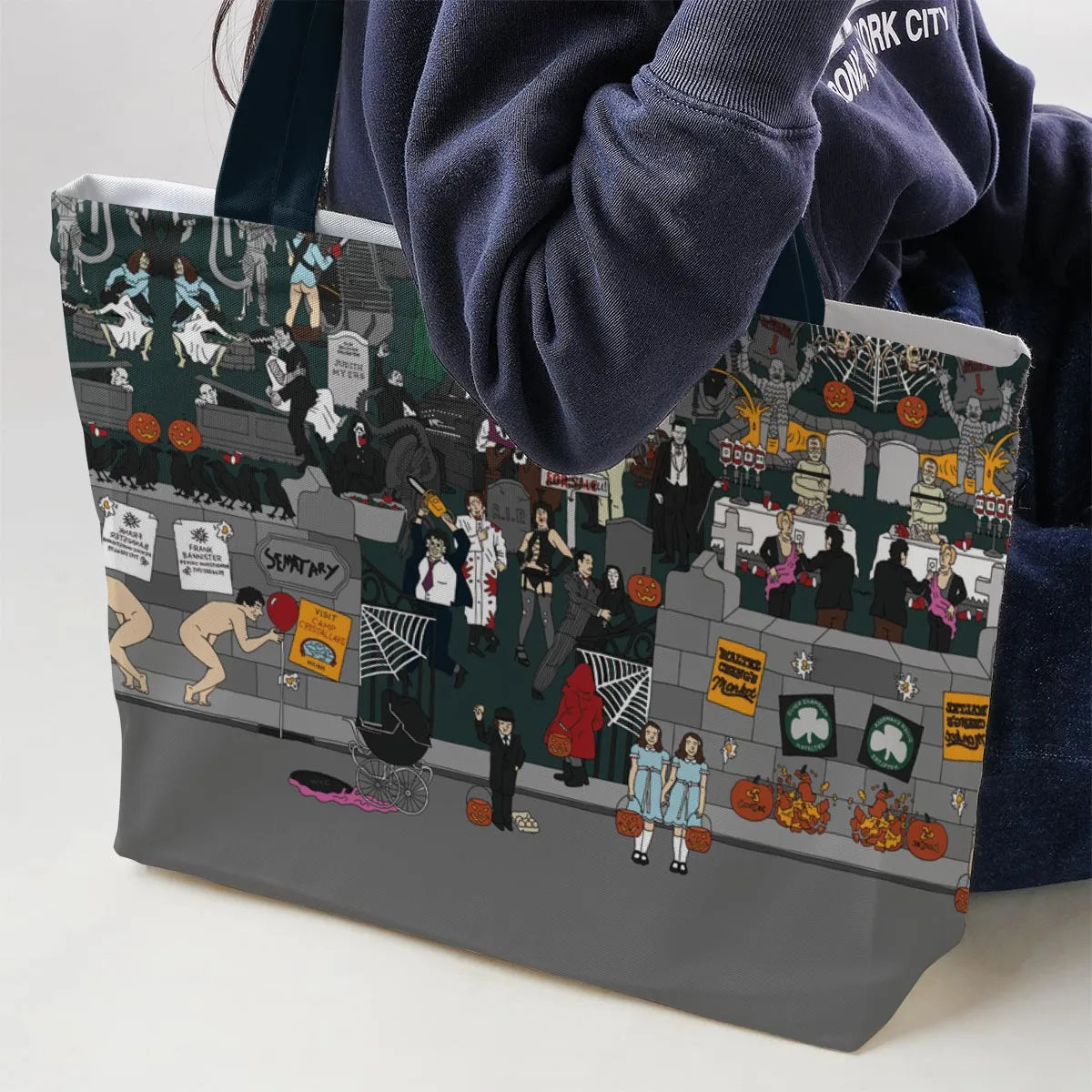Large Tote Bag - X5V6V4X4