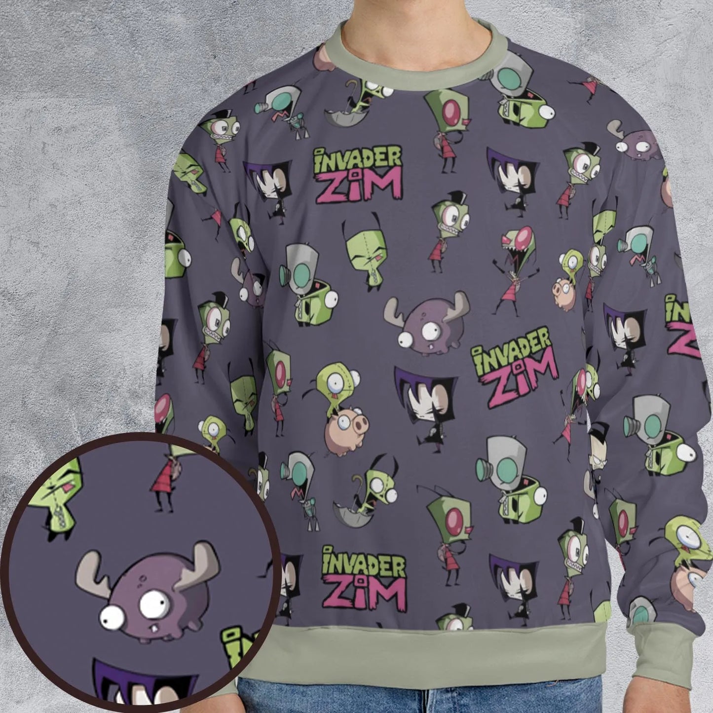 All-over Print Sweatshirt - 4JBMCV6D