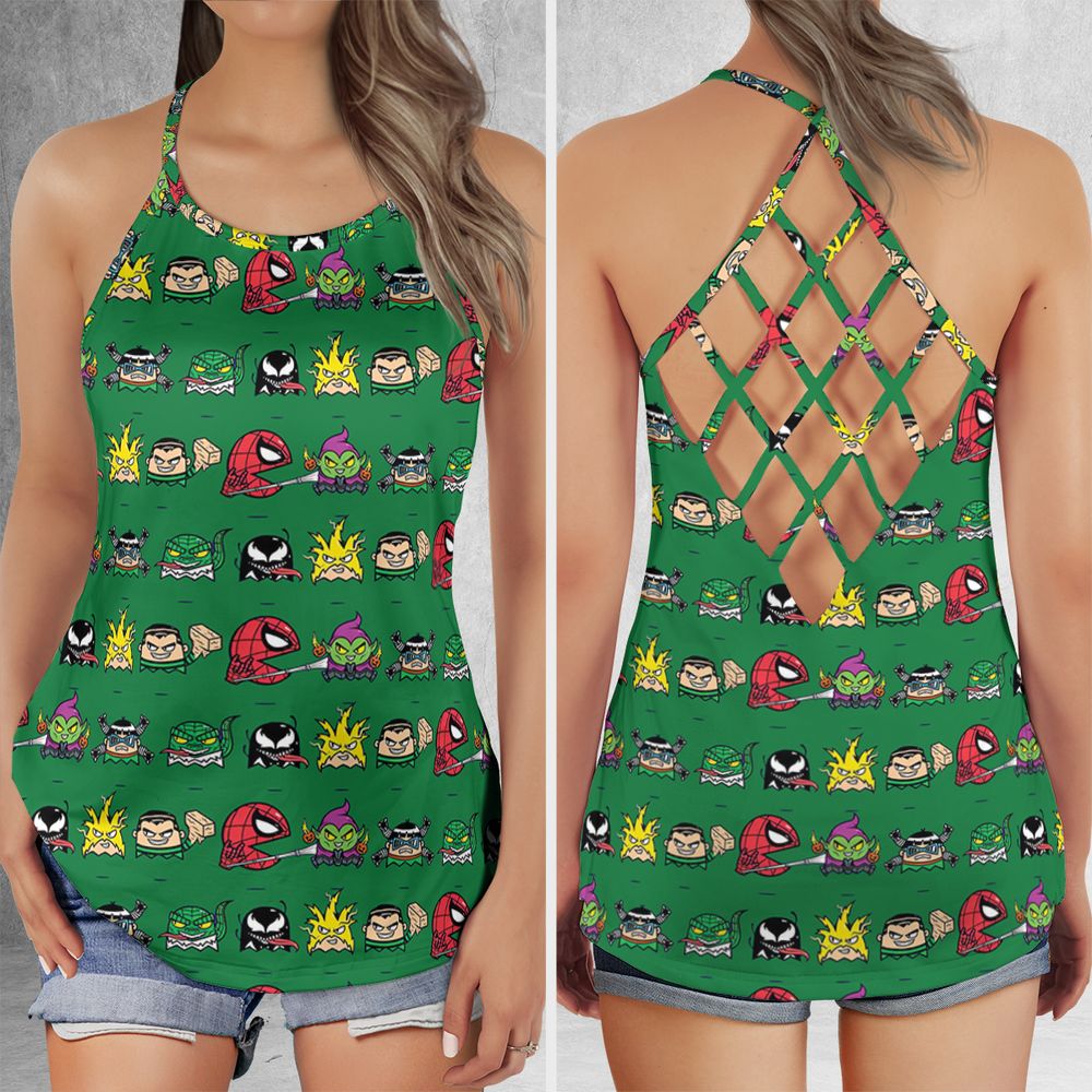 Criss Cross Tank Top - W6M87J4G -  - 1