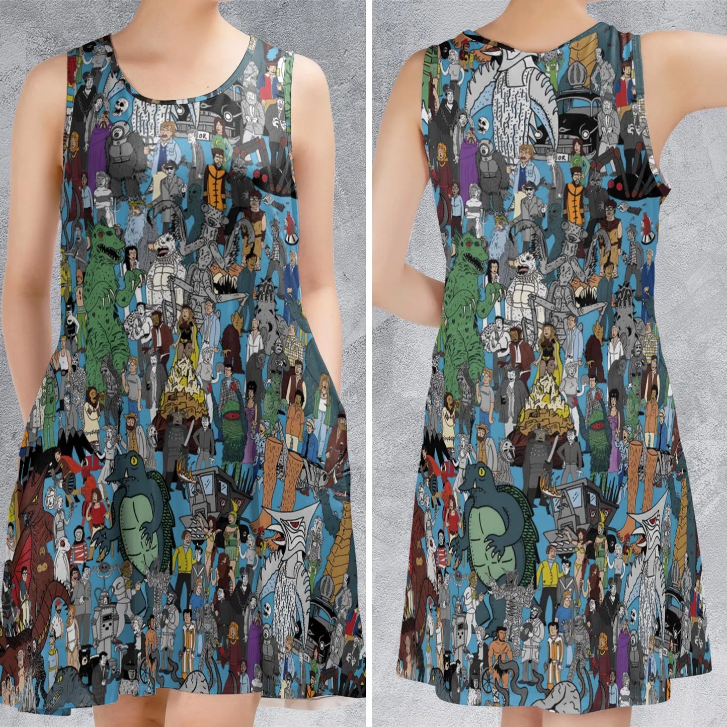 Sleeveless Dress - PHWY6F9Z