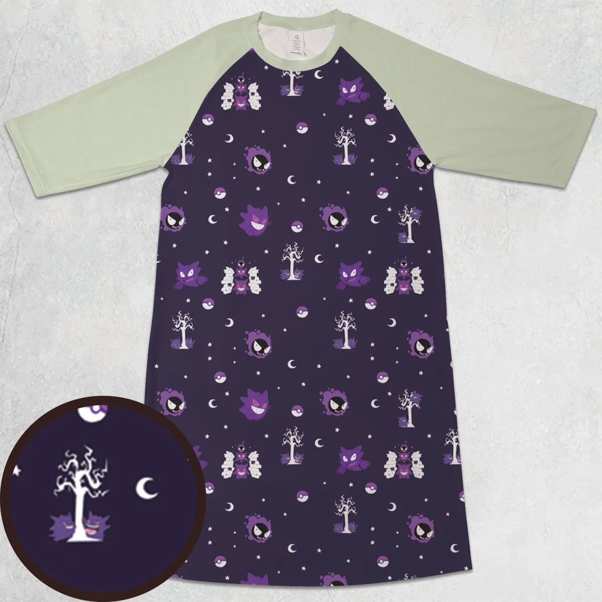 3/4 Sleeve Raglan Dress - P7DYDEXG