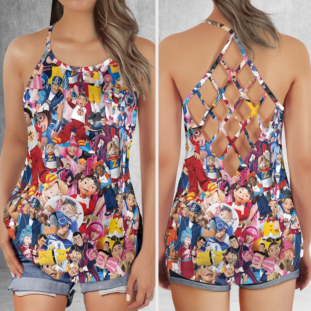 Criss Cross Tank Top - K67MF5GS -  - 1