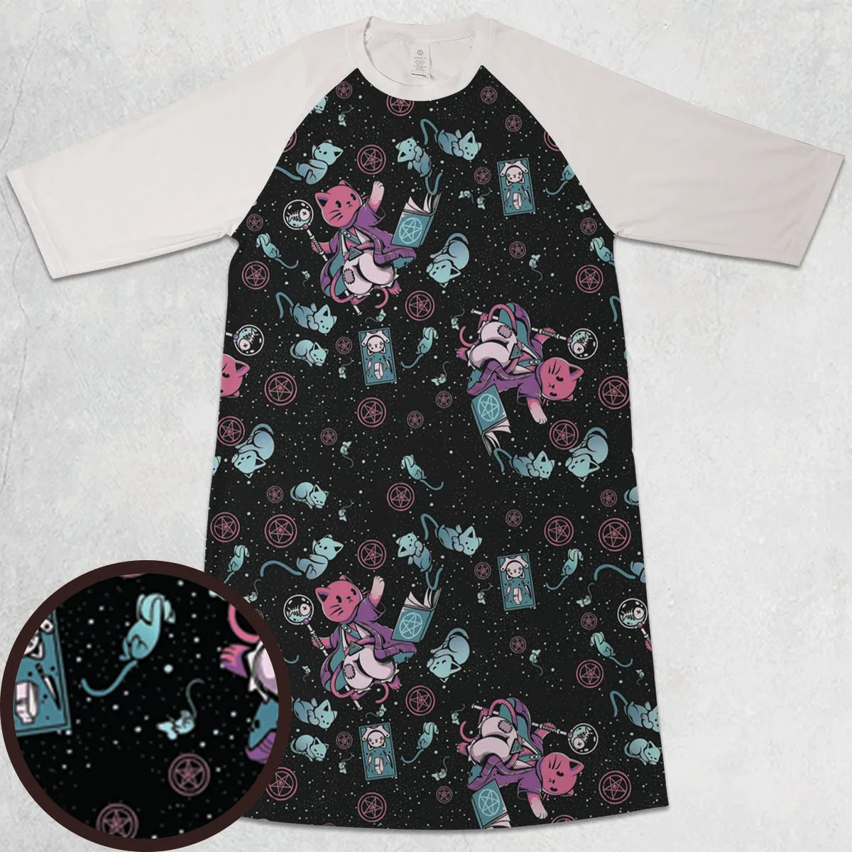 3/4 Sleeve Raglan Dress - F4C2HG13