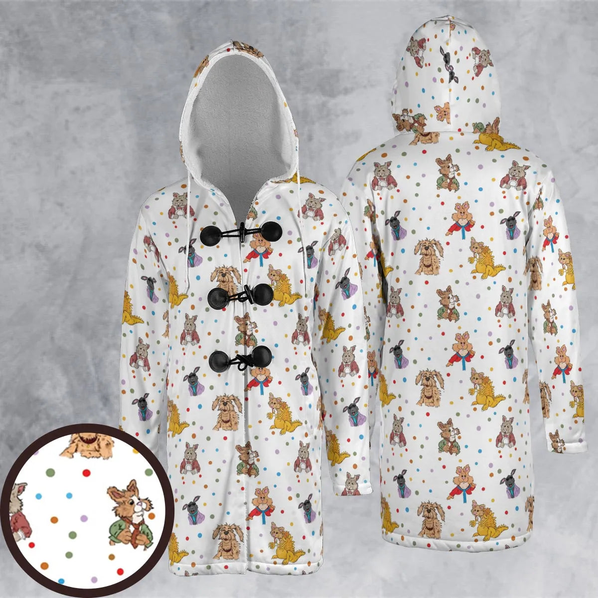 Hooded Cloak Coat - JU119P2F