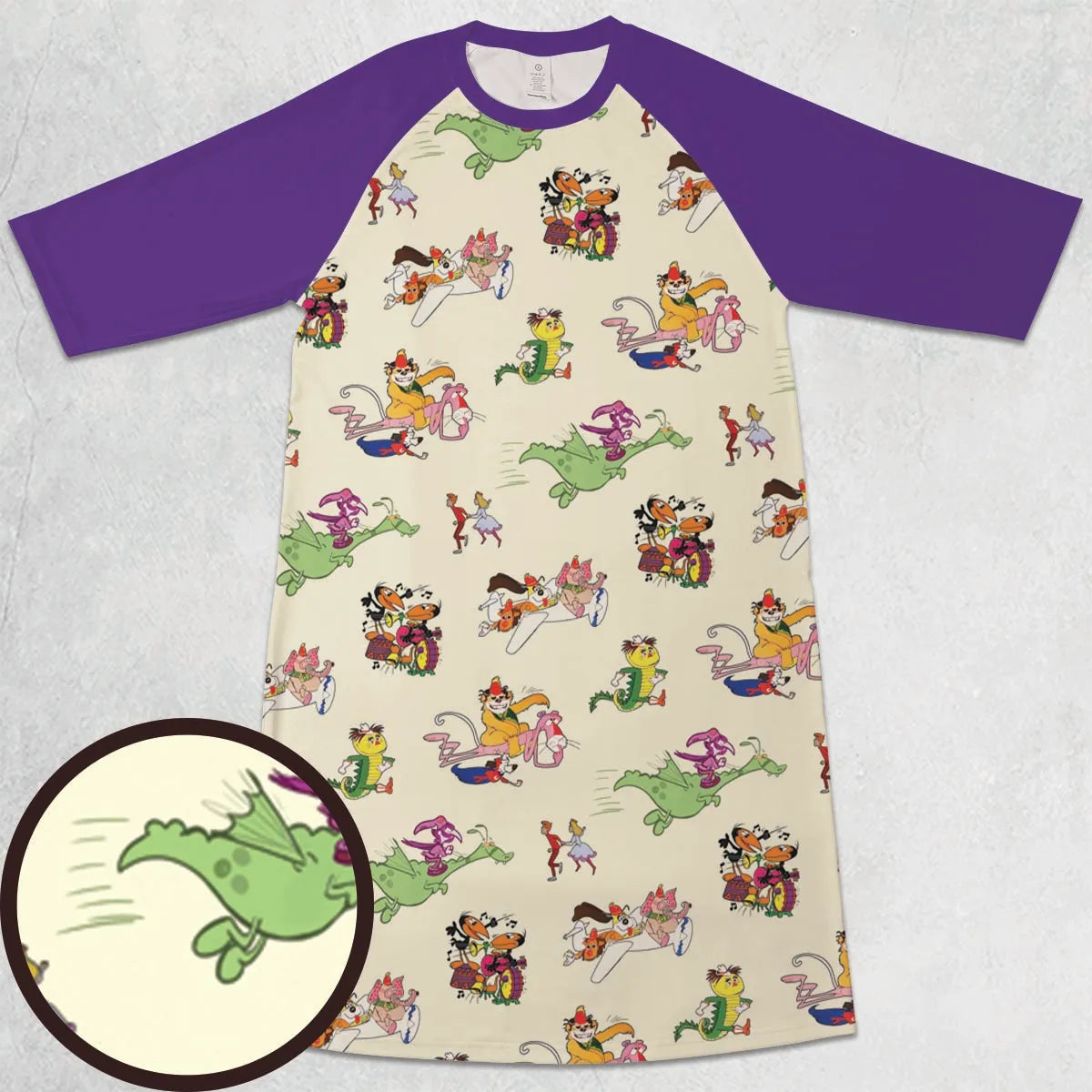 3/4 Sleeve Raglan Dress - QVM3BYPW