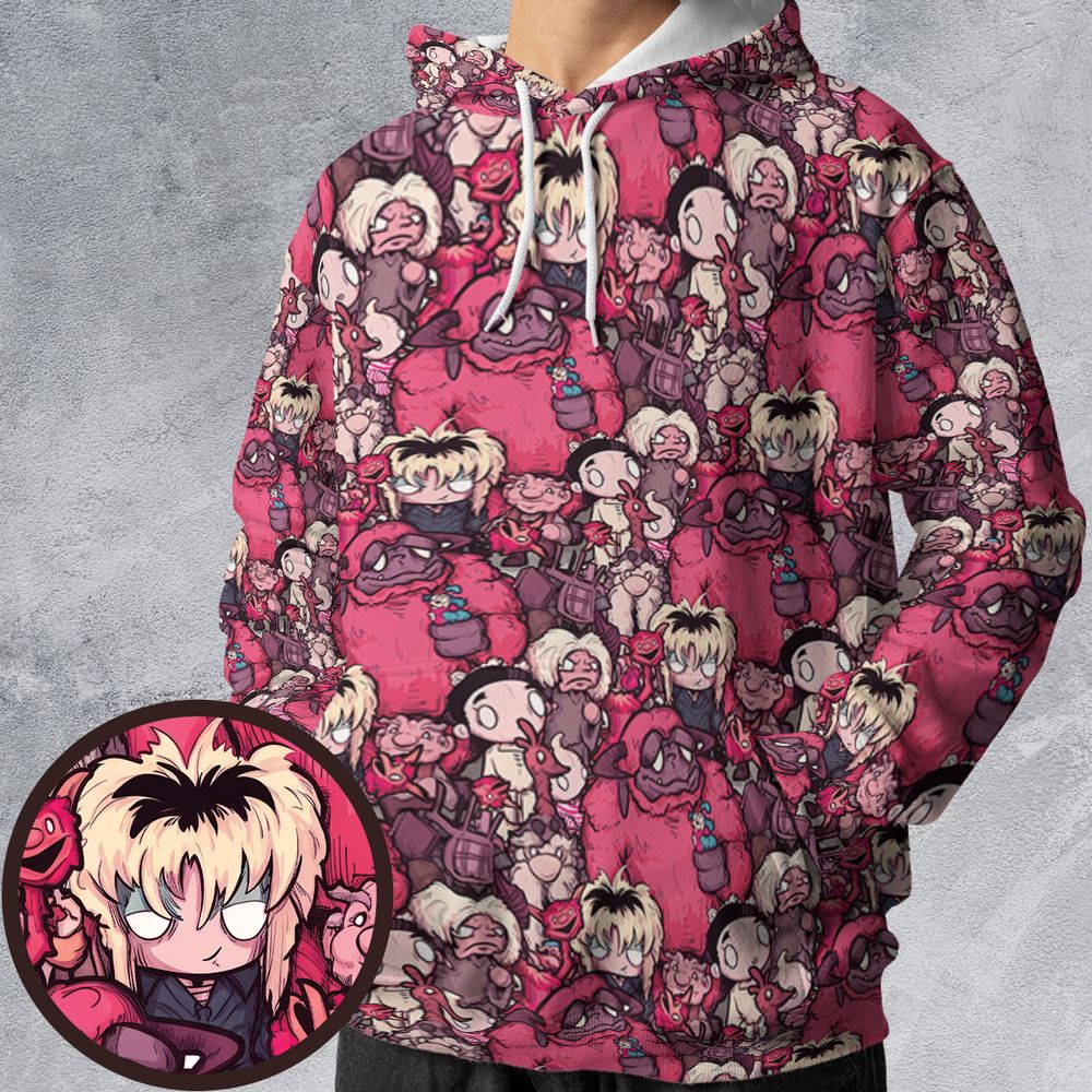All-over Print Hoodie - 7DVWYSTM -  - 1
