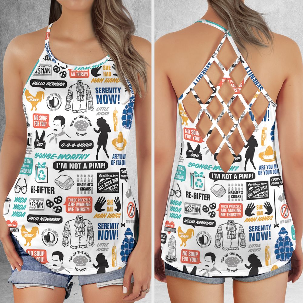 Criss Cross Tank Top - B1PA5LT3 -  - 1