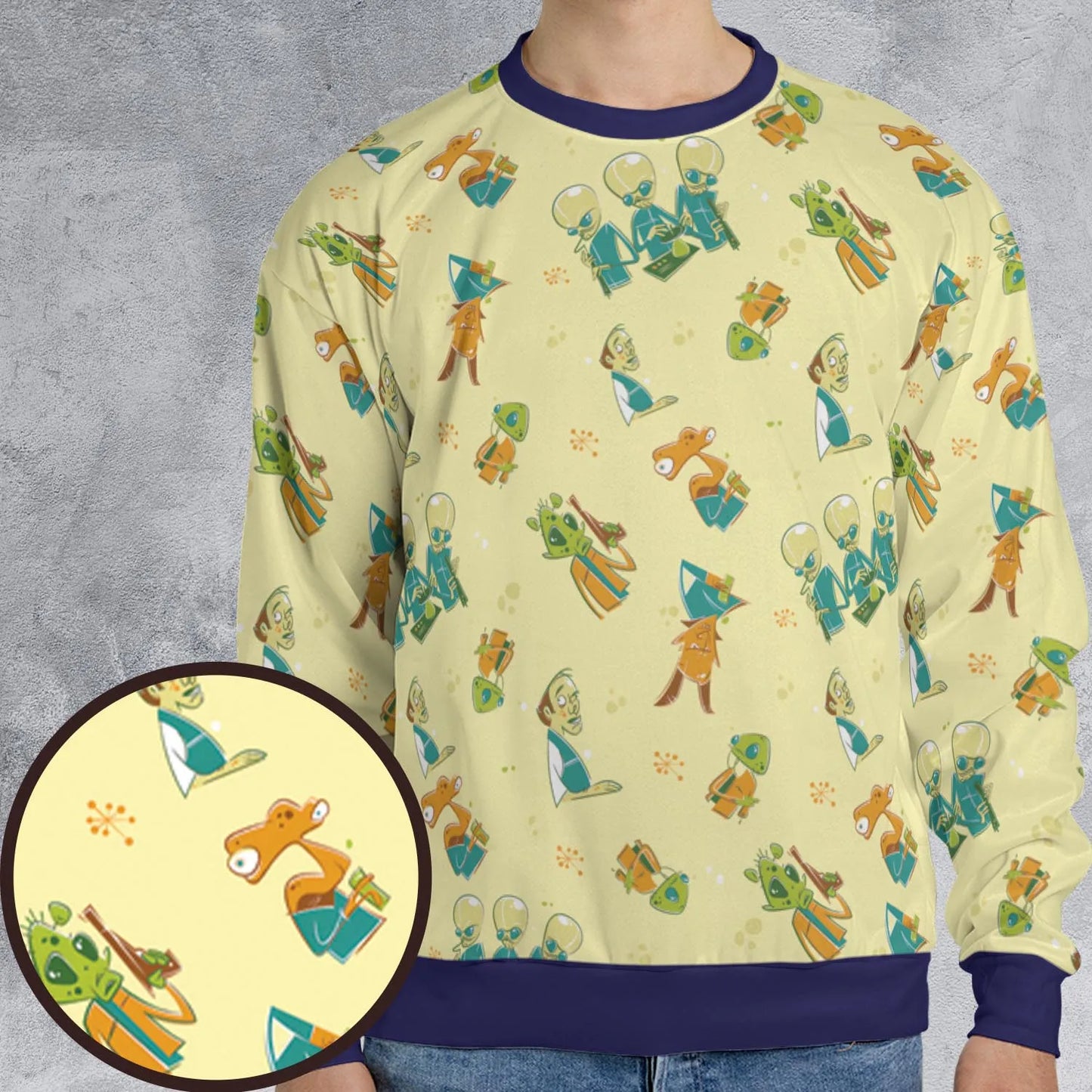 All-over Print Sweatshirt - 5UV1N95M