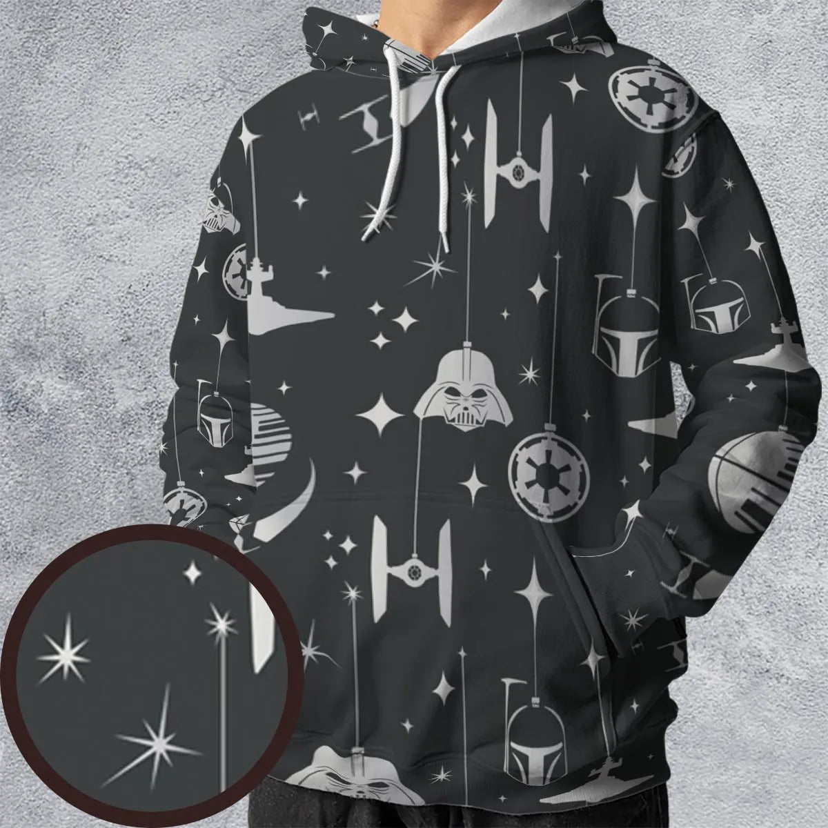 All-over Print Hoodie - FVMXFBEE