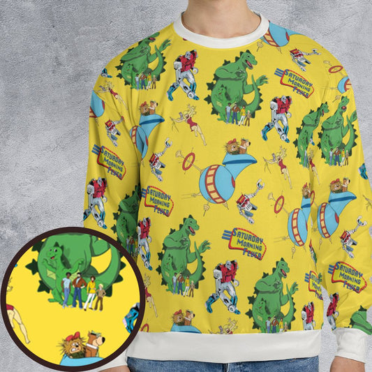 All-over Print Sweatshirt - FM9V2NYJ -  - 1