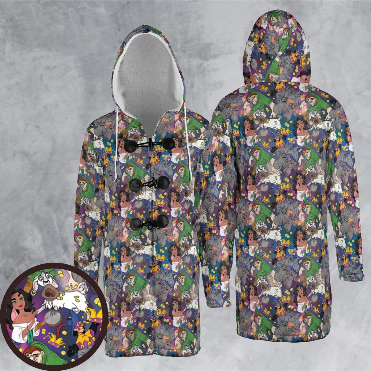 Hooded Cloak Coat - C2QHF2P3
